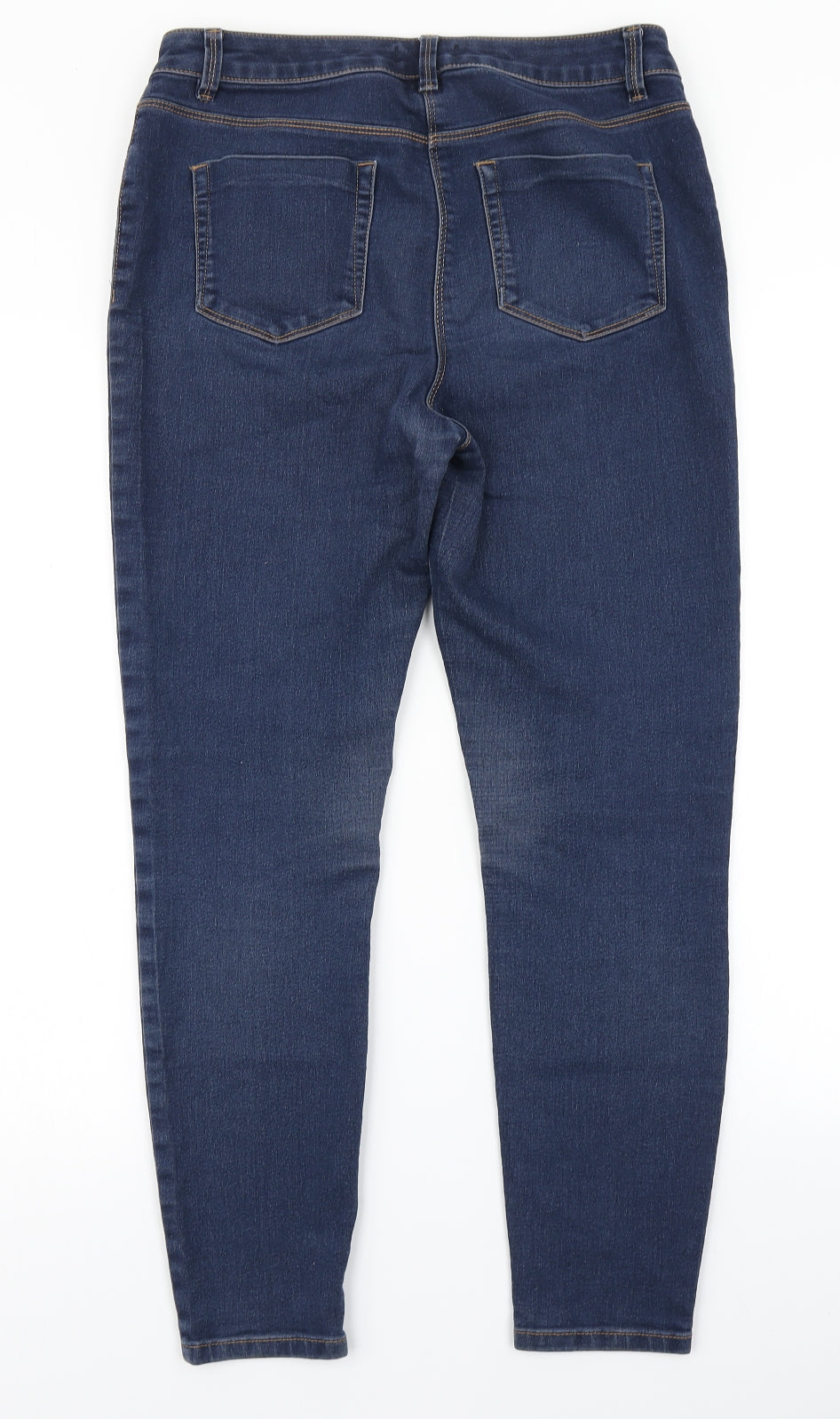 /Denim Womens Blue  Denim Straight Jeans Size 12 L26 in