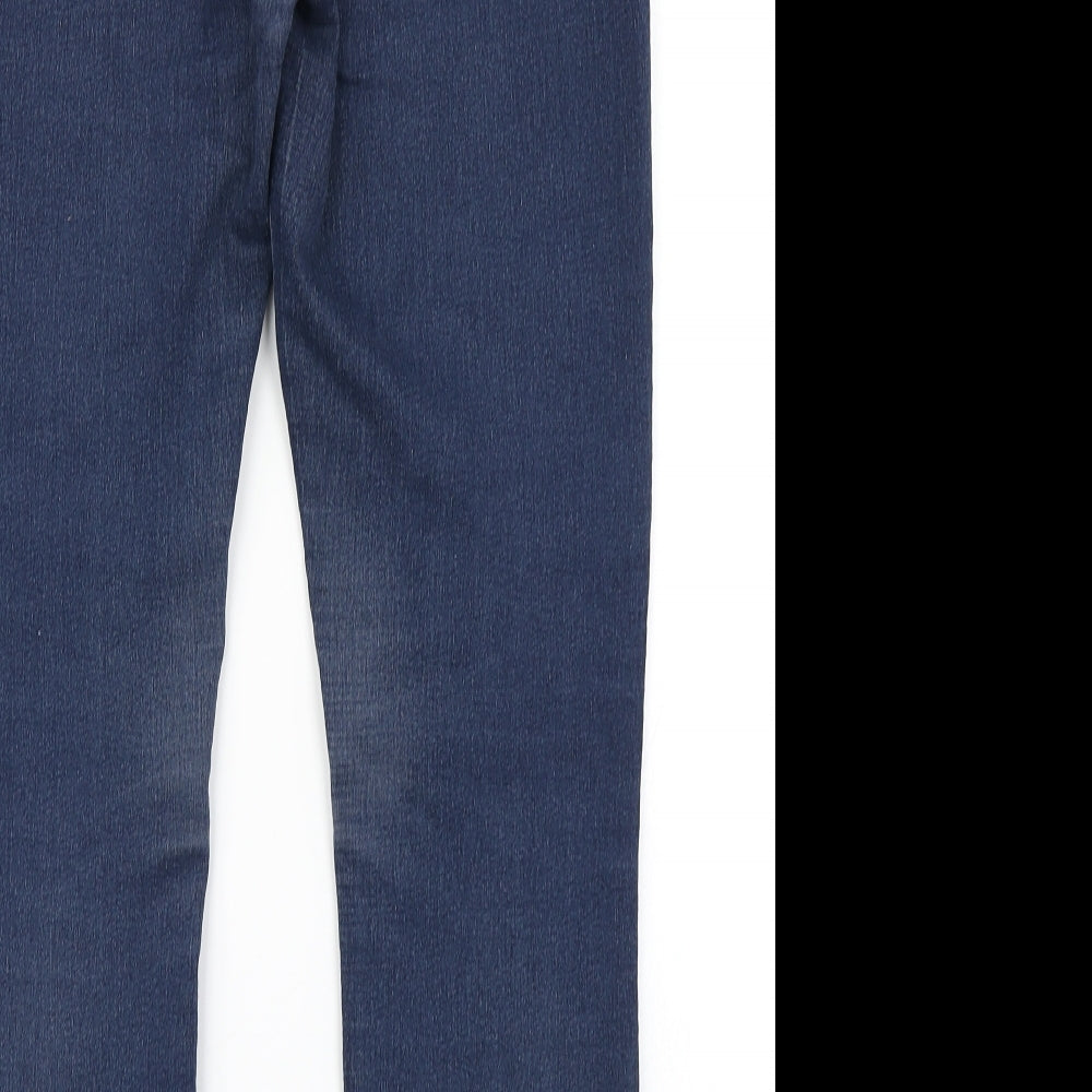 /Denim Womens Blue  Denim Straight Jeans Size 12 L26 in