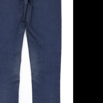/Denim Womens Blue  Denim Straight Jeans Size 12 L26 in