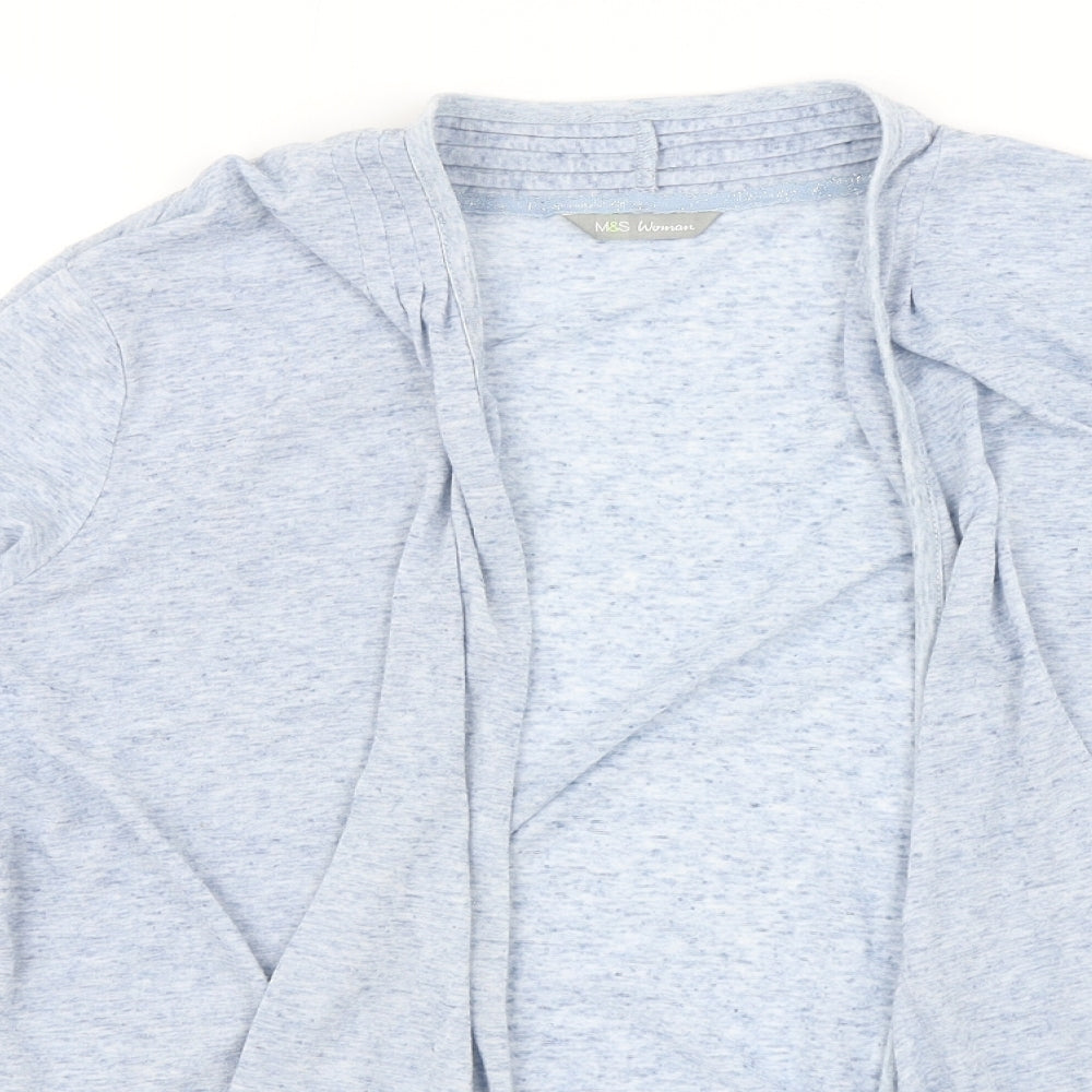 Womens UK Size 16 M&S Blue Cardigan Jumper