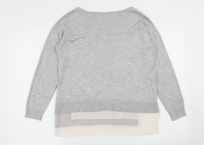 mint velevet Womens Grey   Pullover Jumper Size 10
