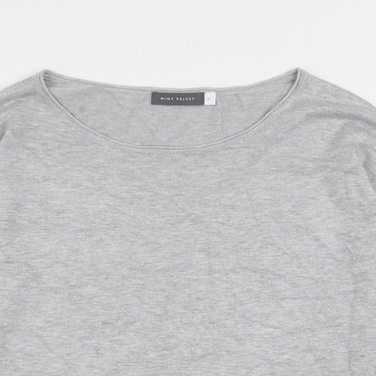 mint velevet Womens Grey   Pullover Jumper Size 10