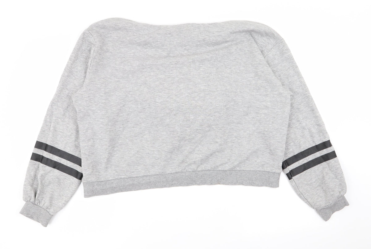 Womens UK Size L Divided by H&M Grey Pullover Jumper