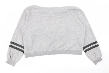 Womens UK Size L Divided by H&M Grey Pullover Jumper