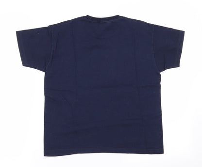 fruit the loom Boys Blue   Basic T-Shirt Size 7-8 Years