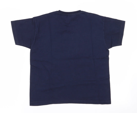 fruit the loom Boys Blue   Basic T-Shirt Size 7-8 Years