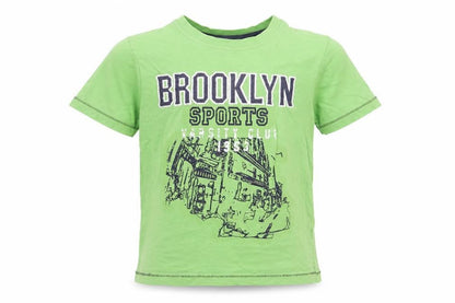 Cherokee Boys Green   Basic T-Shirt Size 4-5 Years