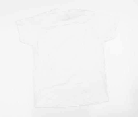 Fruit of the Loom Boys White   Basic T-Shirt Size 9-10 Years