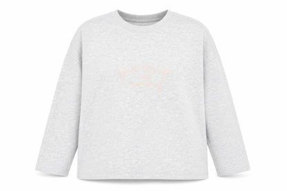 Womens UK Size L Papaya Grey Pullover Jumper