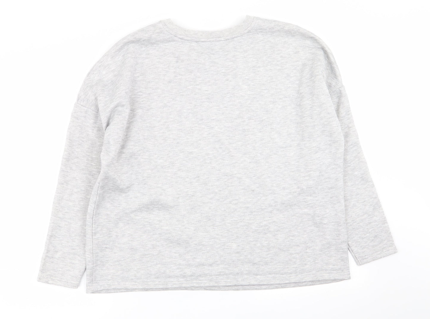 Womens UK Size L Papaya Grey Pullover Jumper
