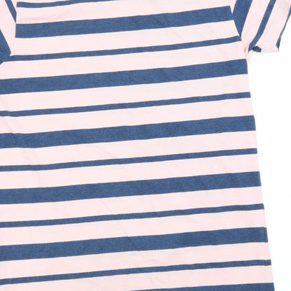 Primark Girls Multicoloured Striped  Basic T-Shirt Size 12-13 Years