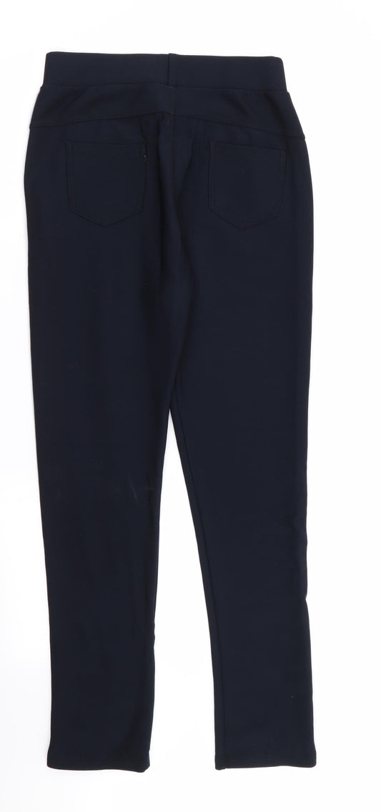 Womens UK Size M Preworn Regular Fit Jegging Blue Trousers