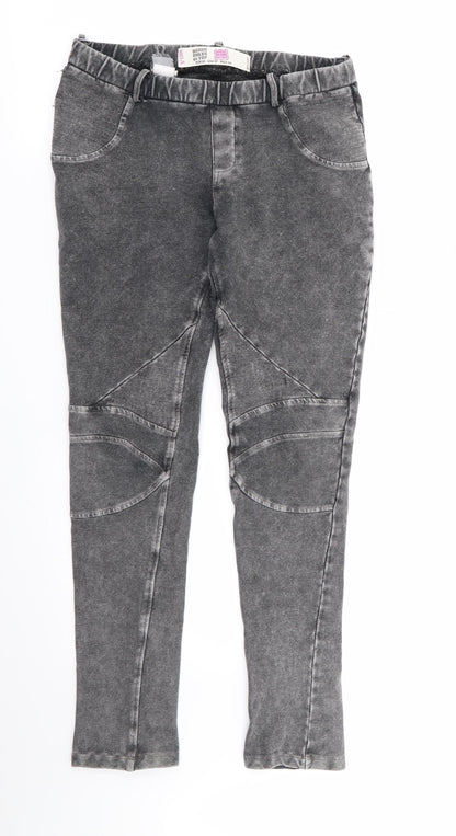 denim factory Womens Grey   Jegging Trousers Size M L27 in - Stretch waistband