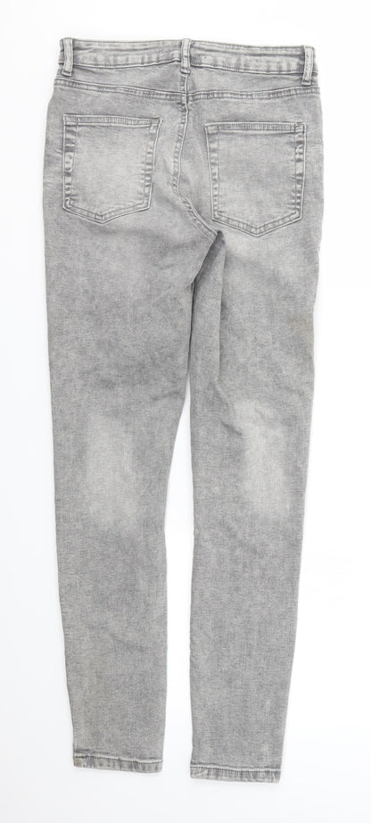 DENIM&CO Womens Grey   Skinny Jeans Size 12 L28 in