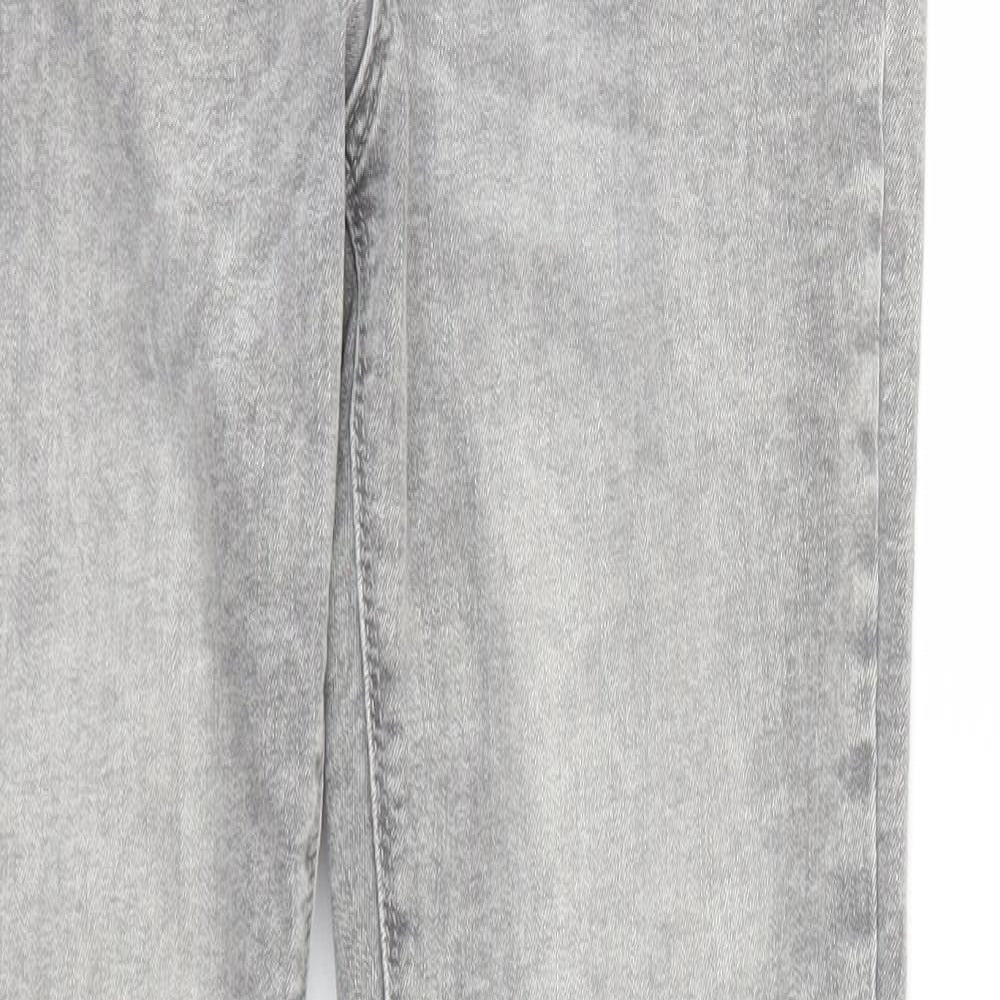 DENIM&CO Womens Grey   Skinny Jeans Size 12 L28 in
