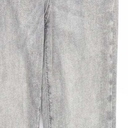 DENIM&CO Womens Grey   Skinny Jeans Size 12 L28 in