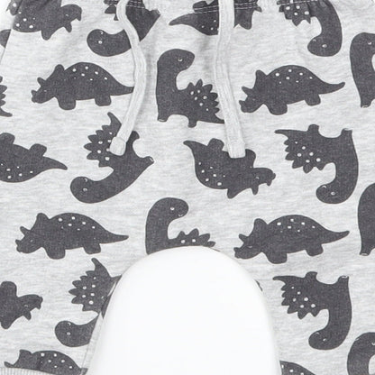 Matalan Boys Grey Animal Print  Pullover Jumper Size 0-3 Months