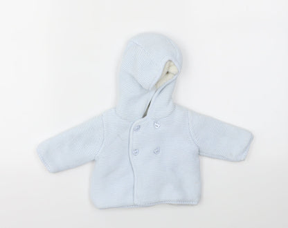 M Boys Blue   Cardigan Jumper One Size