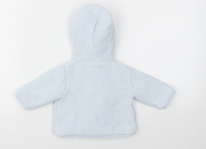 M Boys Blue   Cardigan Jumper One Size