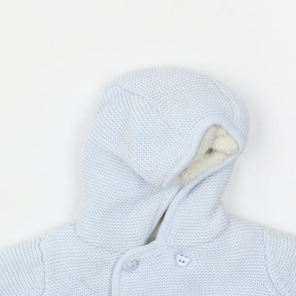 M Boys Blue   Cardigan Jumper One Size