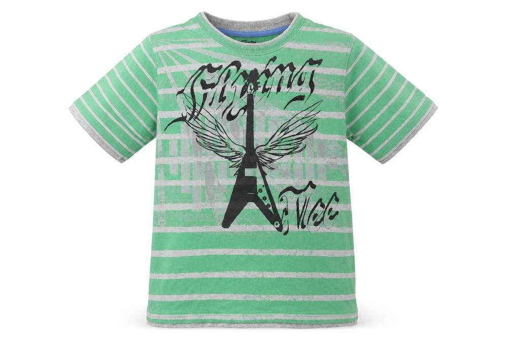 Urban Boys Multicoloured Striped  Basic T-Shirt Size 9 Years