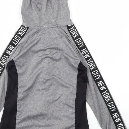 Primark Girls Grey   Full Zip Jumper Size 8-9 Years