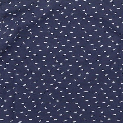 INDEXTENSO Girls Blue Spotted  Basic T-Shirt Size 4 Years