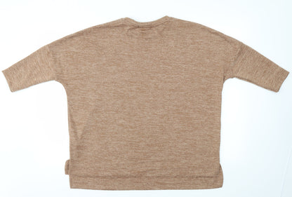 Primark Womens Brown   Basic T-Shirt Size S