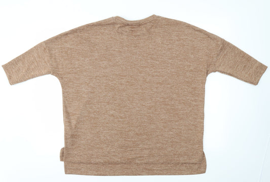 Primark Womens Brown   Basic T-Shirt Size S