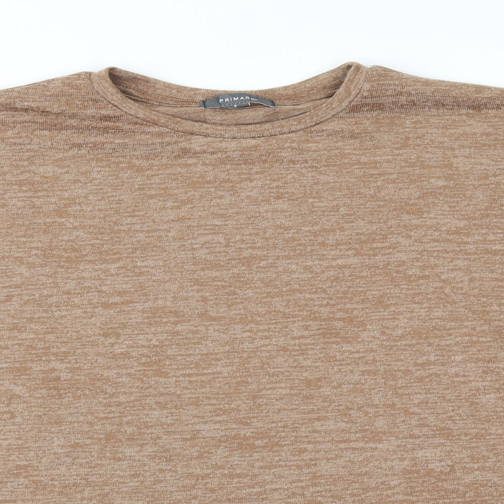 Primark Womens Brown   Basic T-Shirt Size S