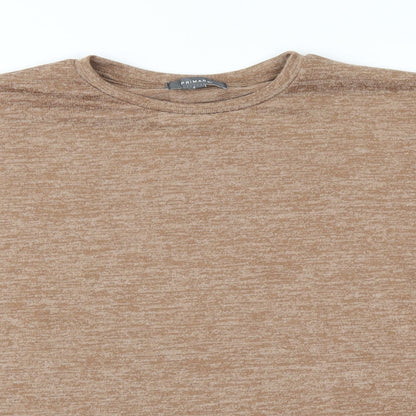 Primark Womens Brown   Basic T-Shirt Size S