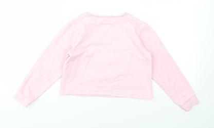 Matalan Girls Pink   Pullover Jumper Size 7 Years