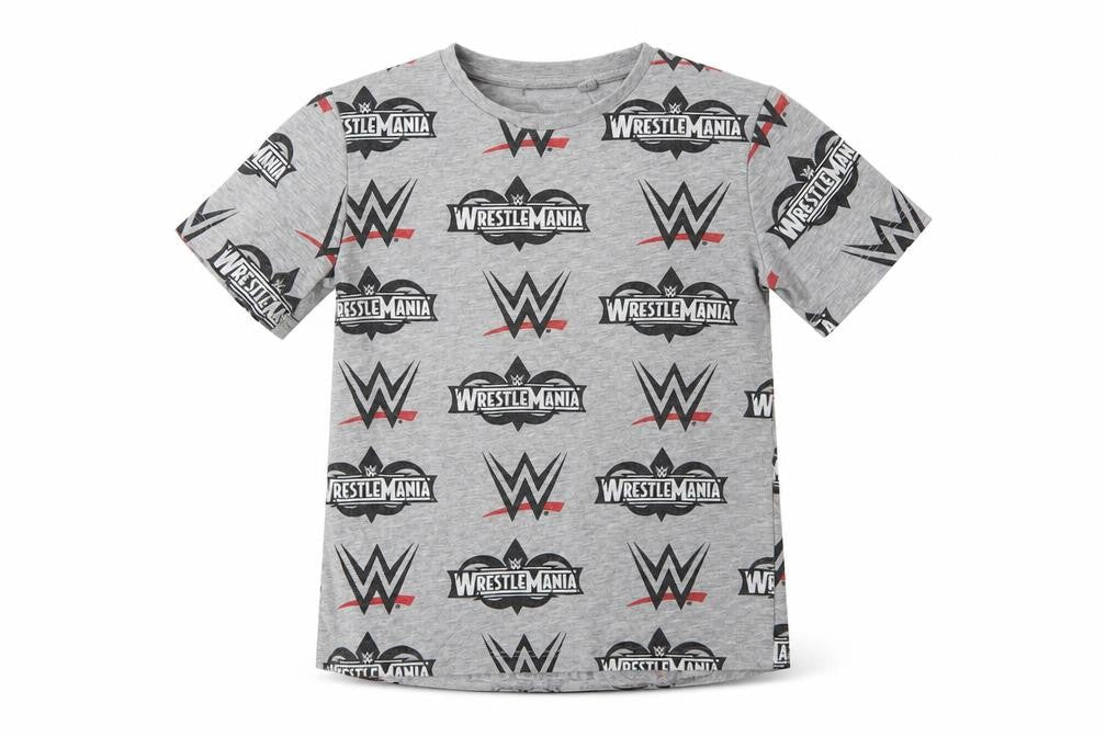 NEXT Boys Grey Geometric  Basic T-Shirt Size 6 Years
