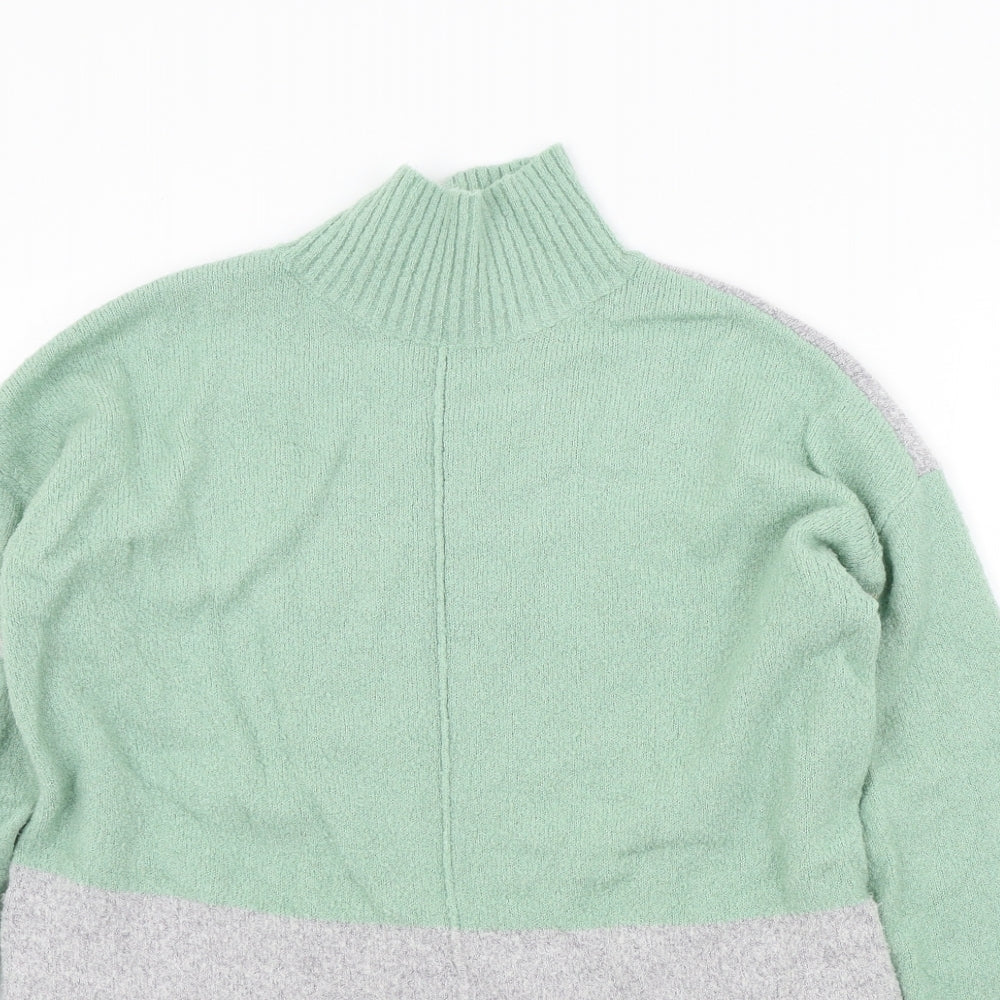 Womens UK Size XS Oasis Green Pullover Jumper