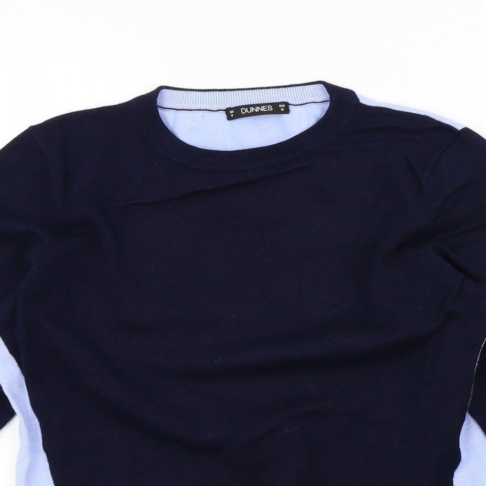 Womens UK Size M DUNNES Blue Pullover Jumper