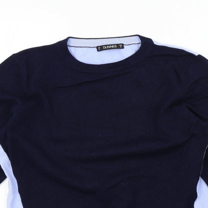 Womens UK Size M DUNNES Blue Pullover Jumper