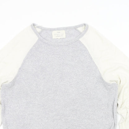 NEXT Womens Grey Solid  Top Pyjama Top Size 14