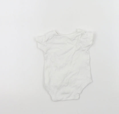 TU Baby White   Babygrow One-Piece Size 0-3 Months