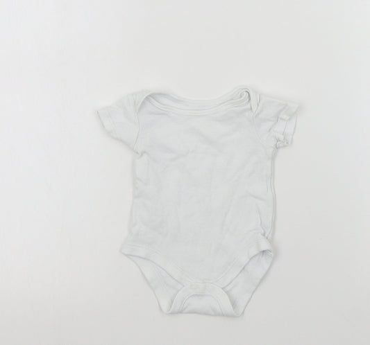 TU Baby White Colourblock  Babygrow One-Piece Size 0-3 Months