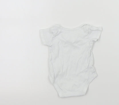 TU Baby White Colourblock  Babygrow One-Piece Size 0-3 Months