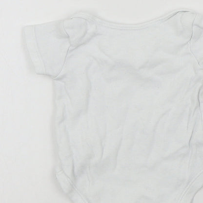 TU Baby White Colourblock  Babygrow One-Piece Size 0-3 Months