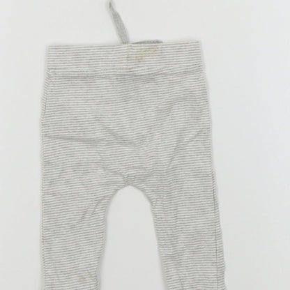 George Baby Green Striped  Jogger Leggings Size 3-6 Months