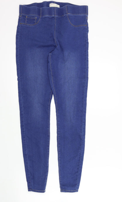 Womens UK Size 12 Papaya Extra-Slim Fit Skinny Blue Jeans