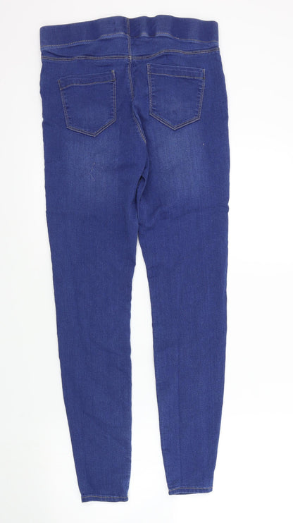 Womens UK Size 12 Papaya Extra-Slim Fit Skinny Blue Jeans