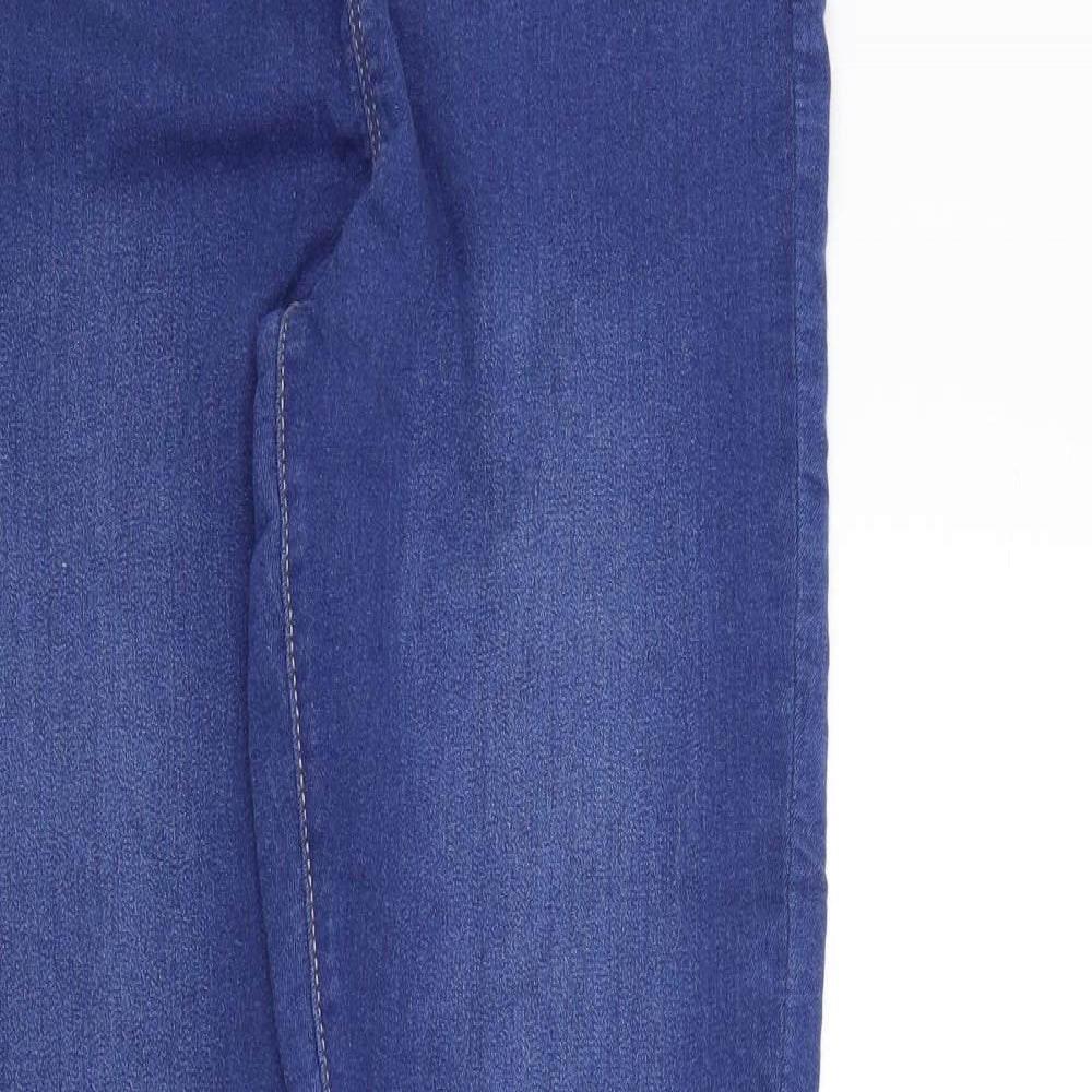 Womens UK Size 12 Papaya Extra-Slim Fit Skinny Blue Jeans