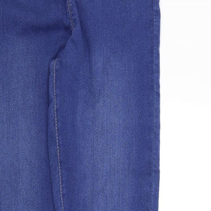 Womens UK Size 12 Papaya Extra-Slim Fit Skinny Blue Jeans