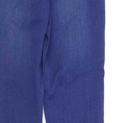 Womens UK Size 12 Papaya Extra-Slim Fit Skinny Blue Jeans