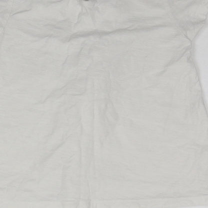 Matalan Girls White   Basic T-Shirt Size 6 Years