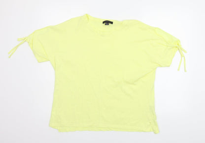 Atmosphere Womens Yellow   Basic T-Shirt Size 16