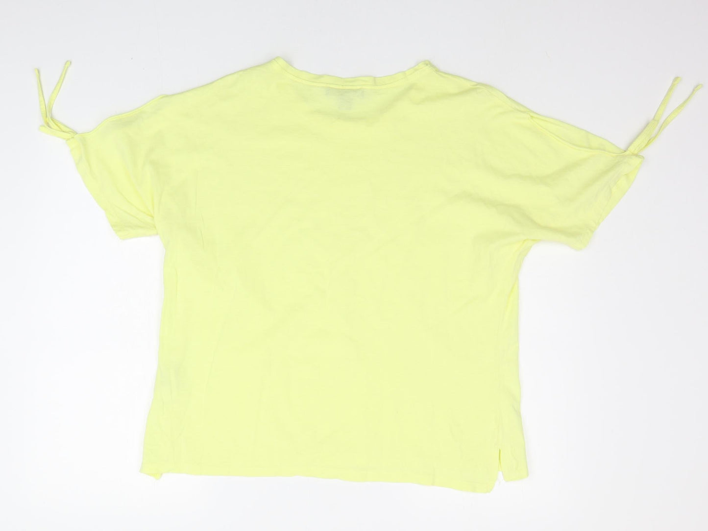 Atmosphere Womens Yellow   Basic T-Shirt Size 16